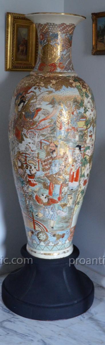 Satsuma Vase Height 155 Cm