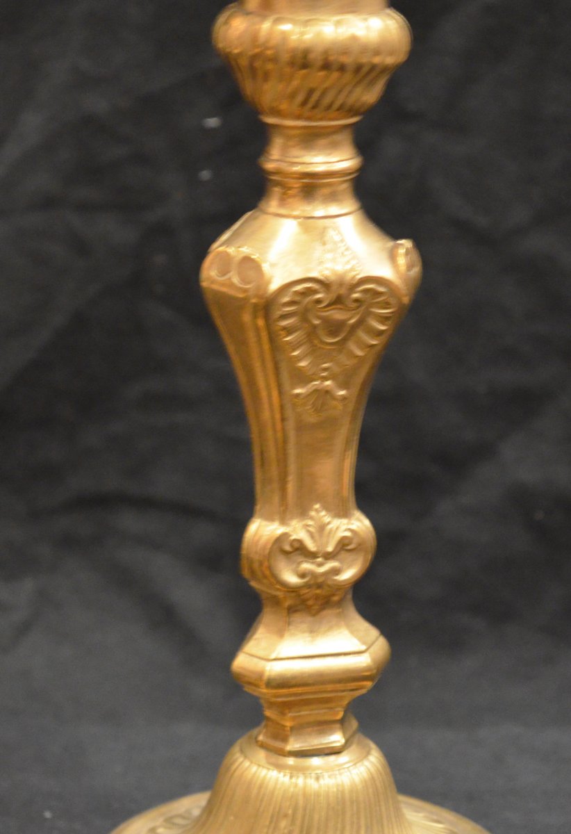 Pair Of Candlesticks End 18th-photo-4