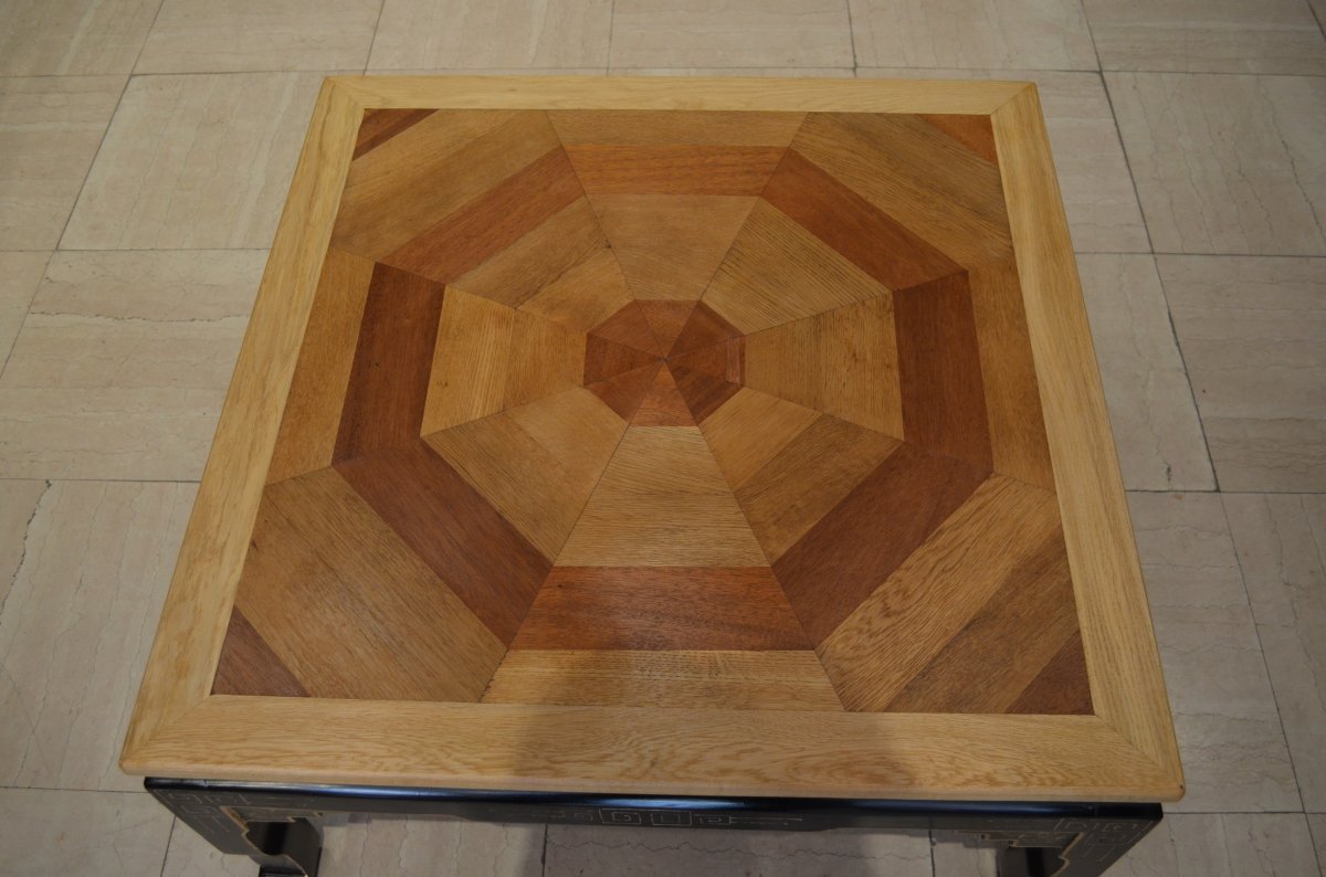 Table Basse Parquet Ancien-photo-2