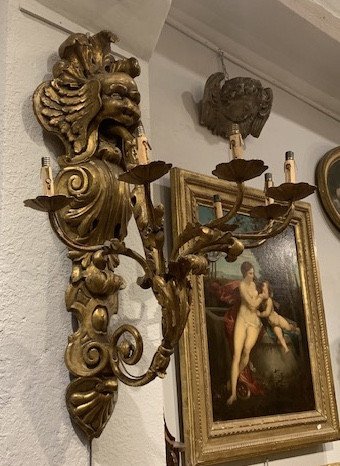 Pair Of Italian Sconces Early 20th-photo-2