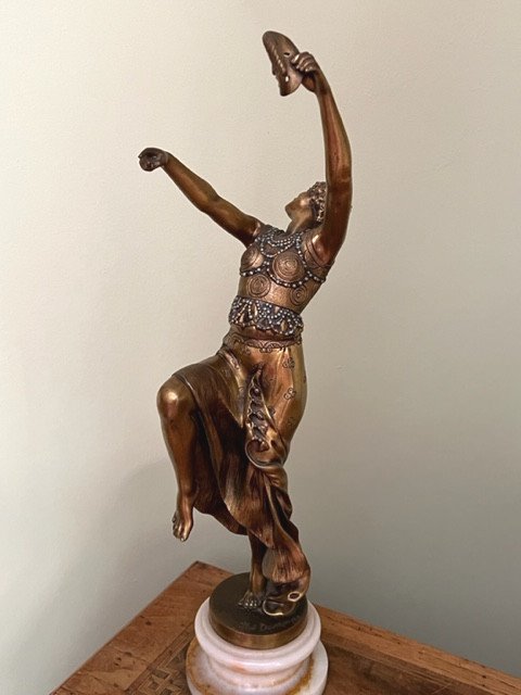 Danseuse En Bronze Signé Descomps Joe-photo-4