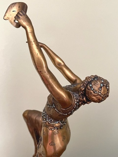 Danseuse En Bronze Signé Descomps Joe-photo-6