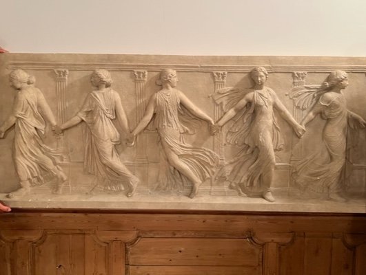 Neoclassical Bas-relief In Plaster