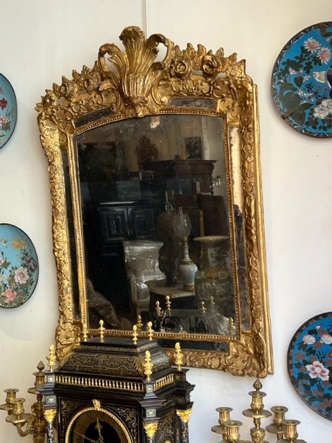 Regency Period Golden Wood Mirror