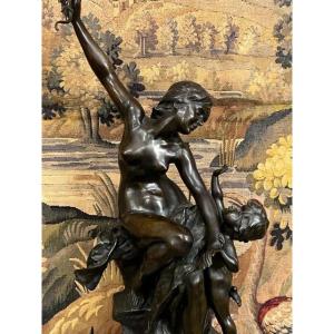 Disarmed Love Signed Dercheu Jules Alfred Alexandre