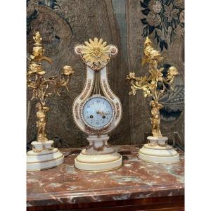 Louis XVI Style Lyre Pendulum