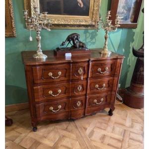 Louis XV Period Crossbow Chest Of Drawers 