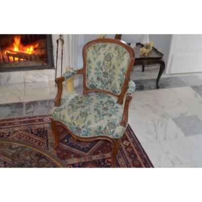 4 Louis XV Period Armchairs