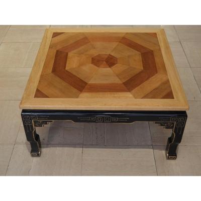 Table Basse Parquet Ancien