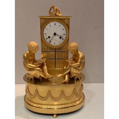 Mazel Furniture - Para coleccionistas ! Reloj de mesa antiguo,  incrustaciones de bronce y máquina perfecta #mazelantique #antiqueclock  #englishantiqueclock