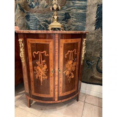 Louis XVI Period Corner Cabinet