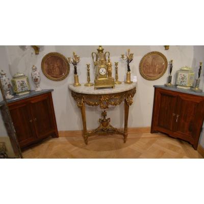 Pair Of Louis XVI Period Corner Cabinets