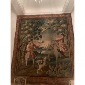 18th Century Oudenaarde Hunting Scene Tapestry