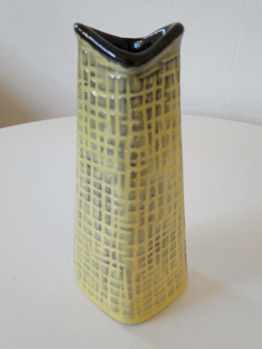 Vase Cadix De  Hjordis Oldfors Pour Upsala Ekeby Mid Century-photo-3