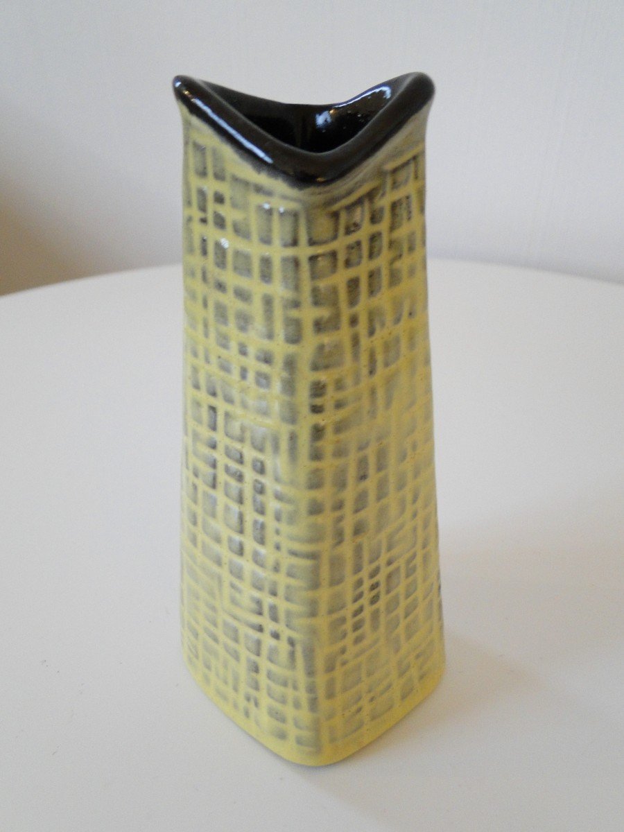 Vase Cadix De  Hjordis Oldfors Pour Upsala Ekeby Mid Century-photo-6