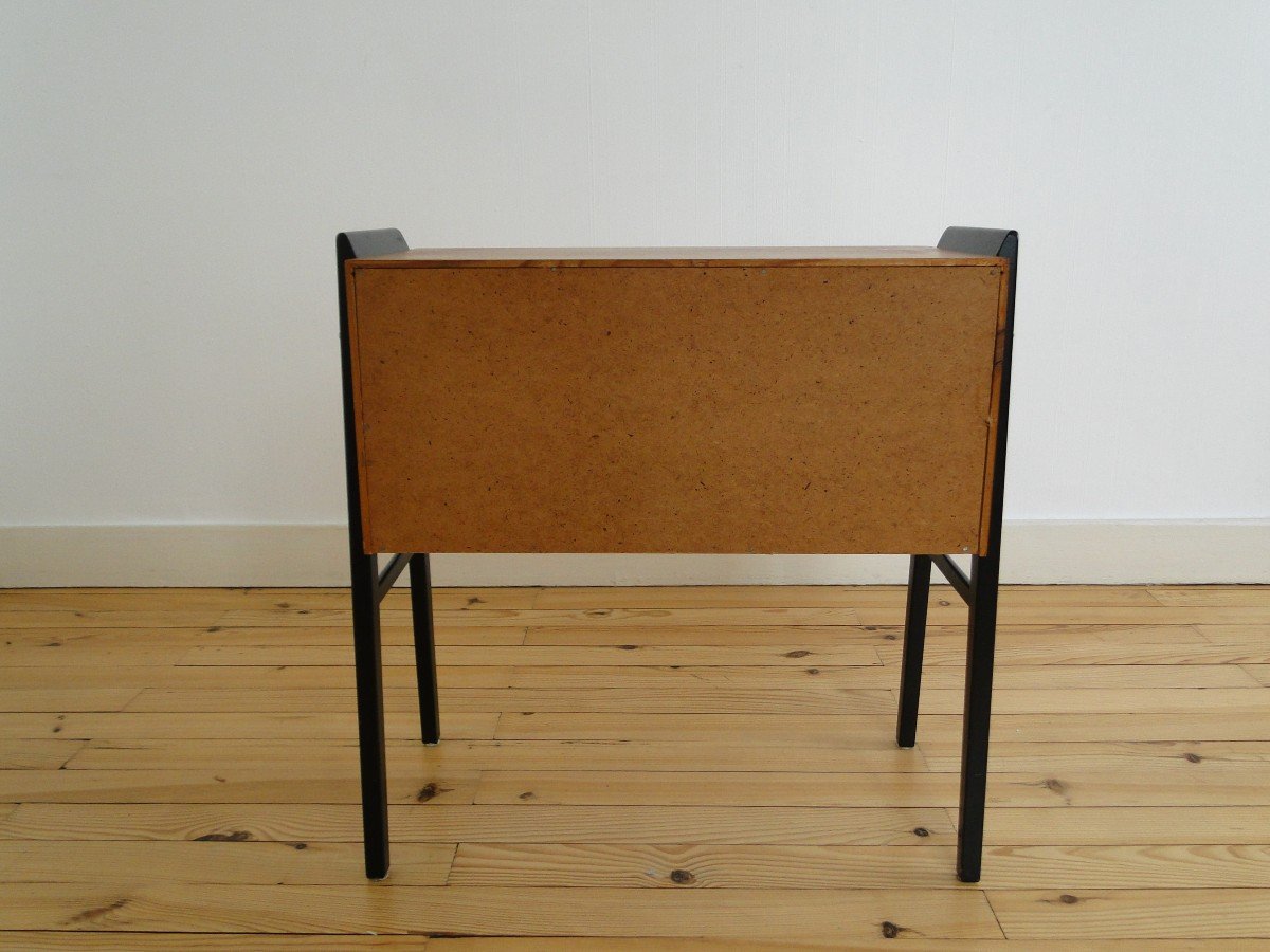 Petite Commode Meuble D Entrée Scandinave En Teck Mid Century-photo-7