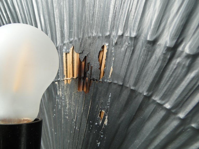 Vintage Uchiwa Wall Light Ingo Maurer For M Design Germany 70s-photo-3