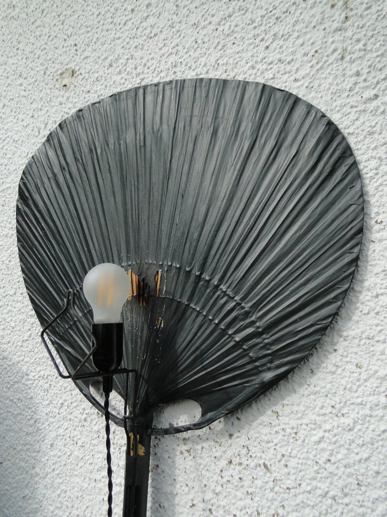 Vintage Uchiwa Wall Light Ingo Maurer For M Design Germany 70s-photo-4