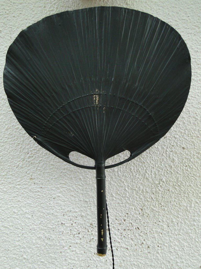 Vintage Uchiwa Wall Light Ingo Maurer For M Design Germany 70s-photo-3