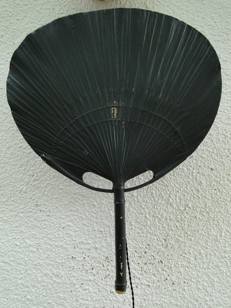 Vintage Uchiwa Wall Light Ingo Maurer For M Design Germany 70s-photo-6