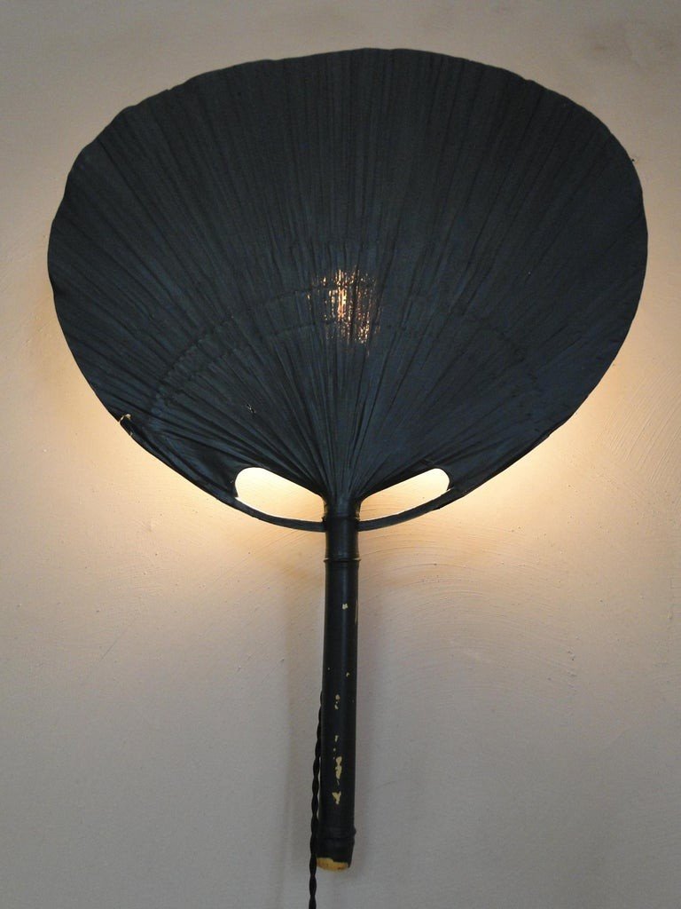 Vintage Uchiwa Wall Light Ingo Maurer For M Design Germany 70s-photo-7