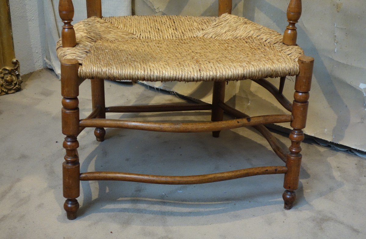 Important 18th Century Provencal “good Woman” Armchair-photo-2