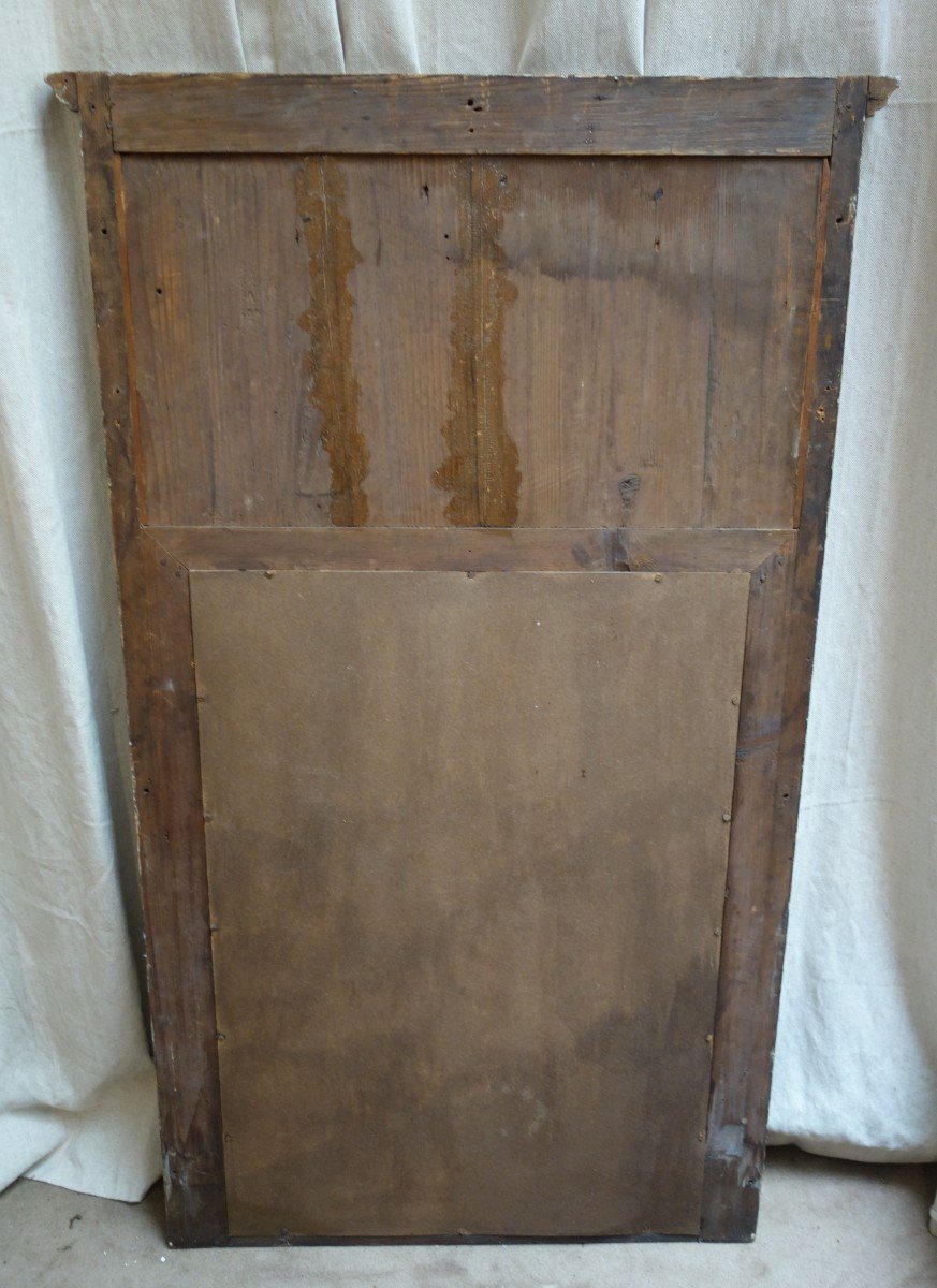 Directoire Period Painted Wood Paneling Trumeau-photo-1