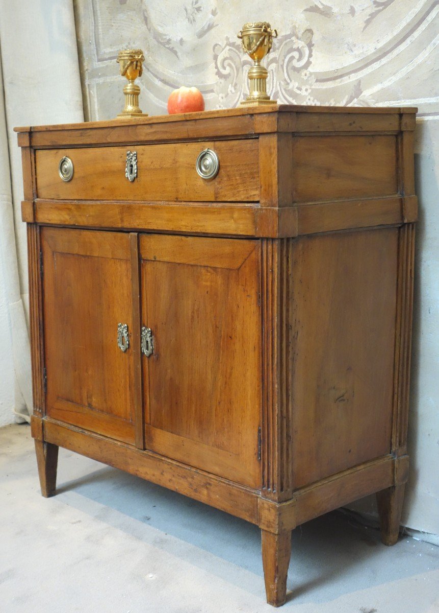 Small Louis XVI Period Cherrywood Buffet-photo-2