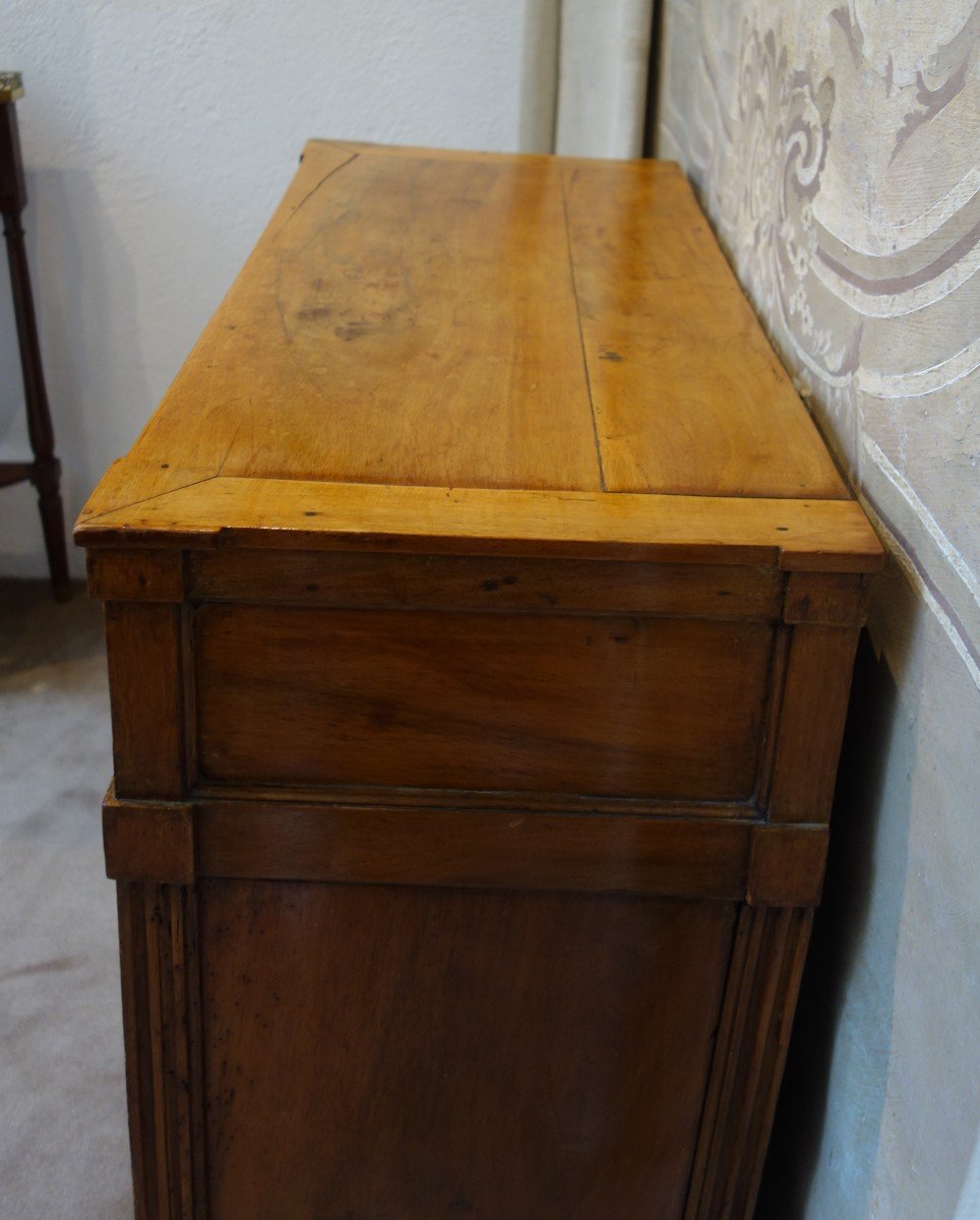 Small Louis XVI Period Cherrywood Buffet-photo-1