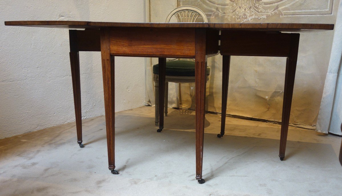 Very Beautiful 19th Century Mahogany Shuttered Table -photo-4