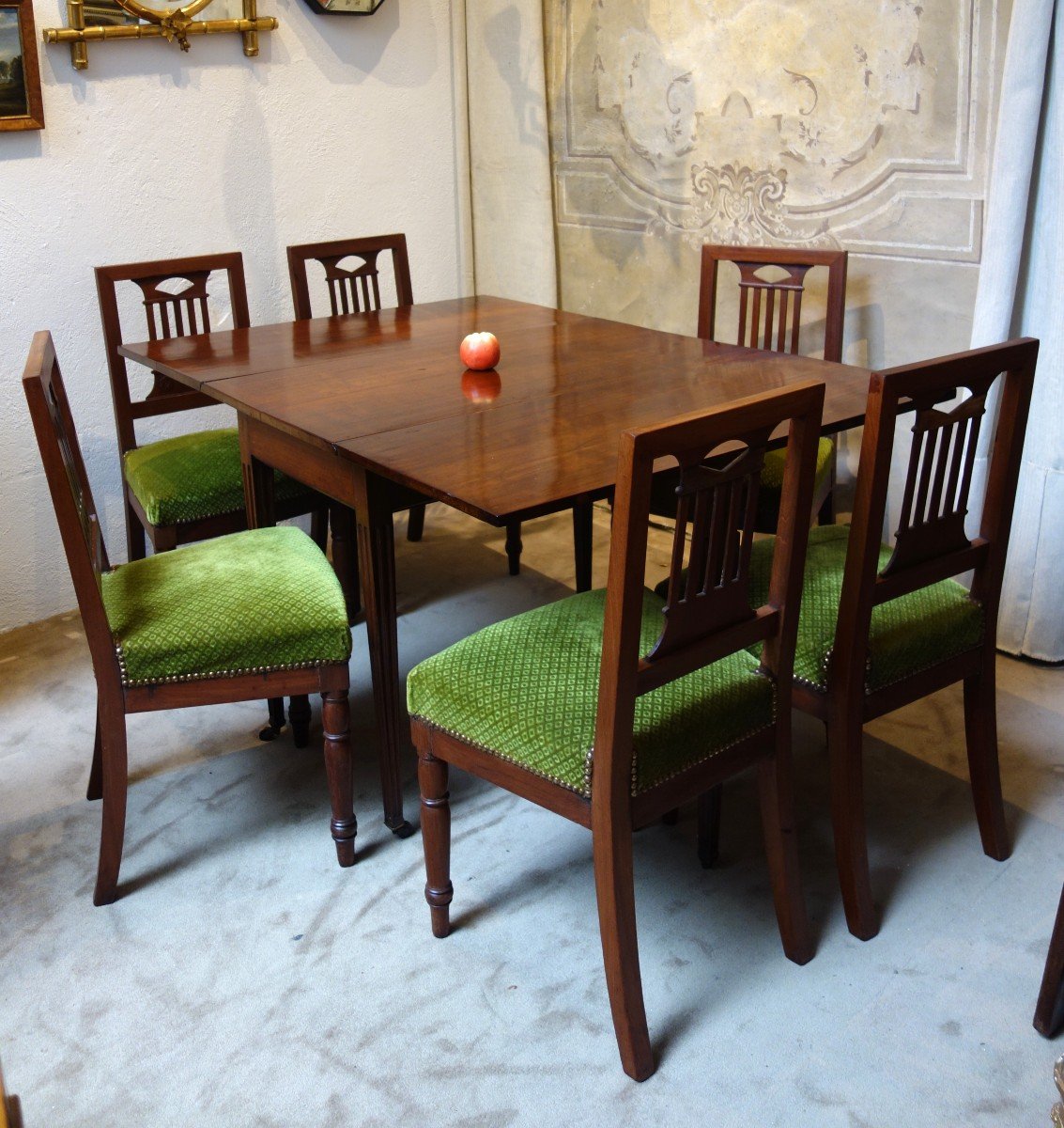 Very Beautiful 19th Century Mahogany Shuttered Table -photo-5