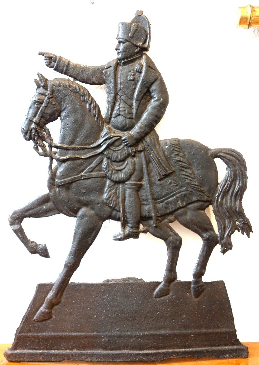 19th Century Cast Iron Silhouette Of Napoleon Bonaparte