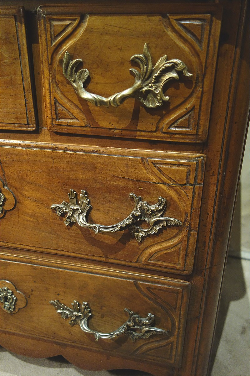 Very Small, ,interesting  Louis XV Period Chest Of Drawers-photo-3