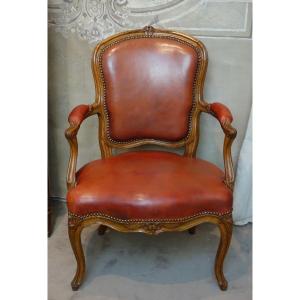 Louis XV Period Cabriolet Armchair