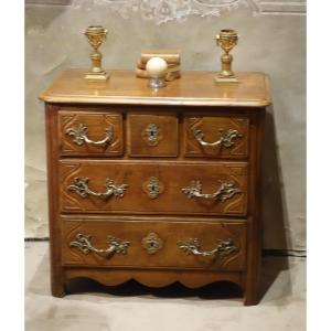 Very Small, ,interesting  Louis XV Period Chest Of Drawers