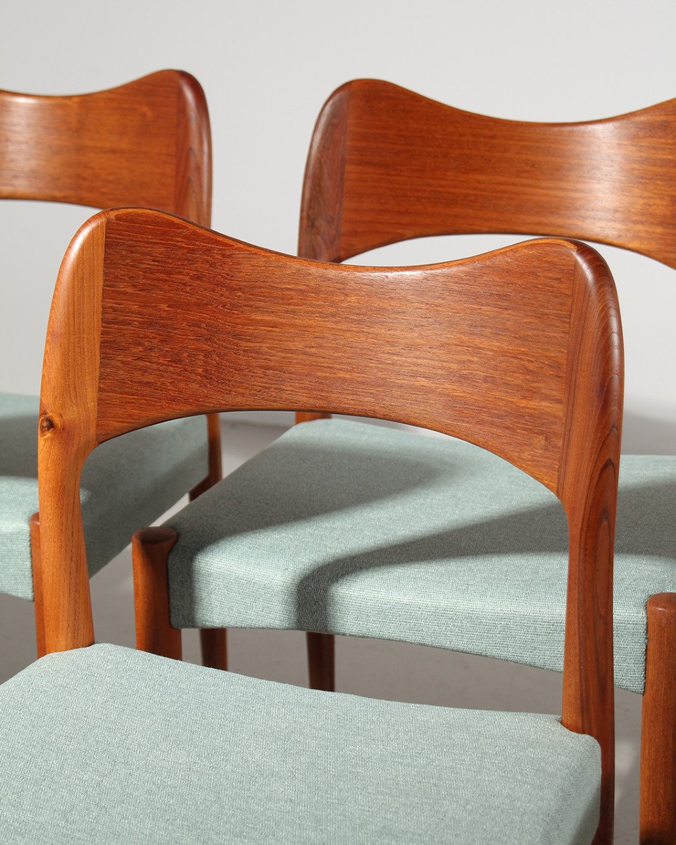 10 Hovman Olsen Mogens Kold Teak Chairs 1960s-photo-2