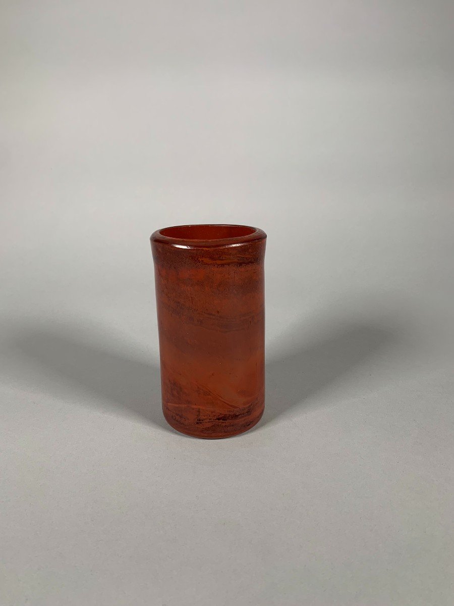 Glass Bitong From Beijing China Early 20th Century-photo-3