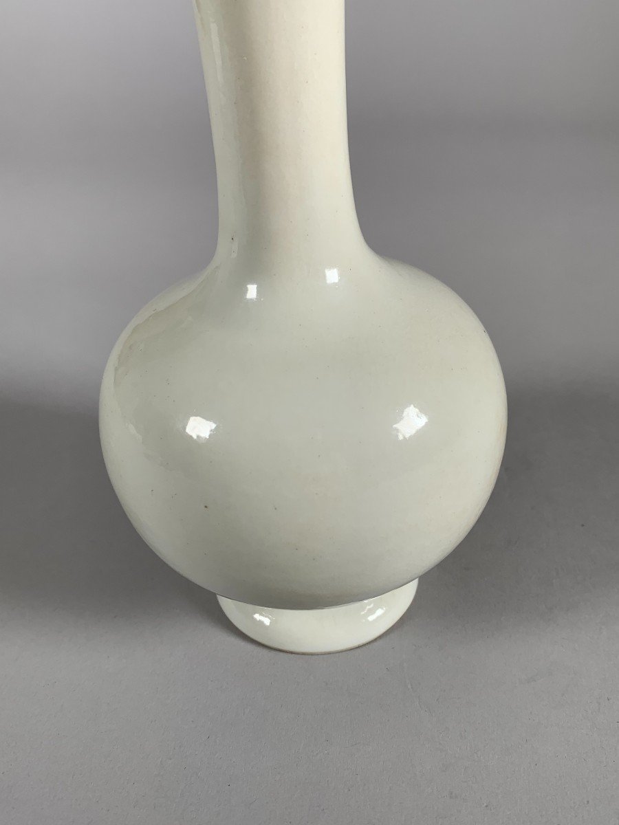 White Porcelain Vase Dehua China 18th Century-photo-8