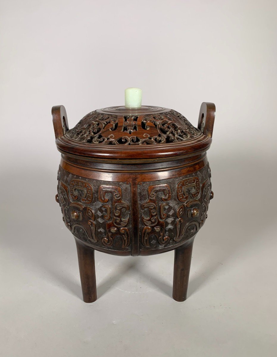 Grand Brule Perfume In Bronze XVIII - 19th Century China Qing Dynasty 