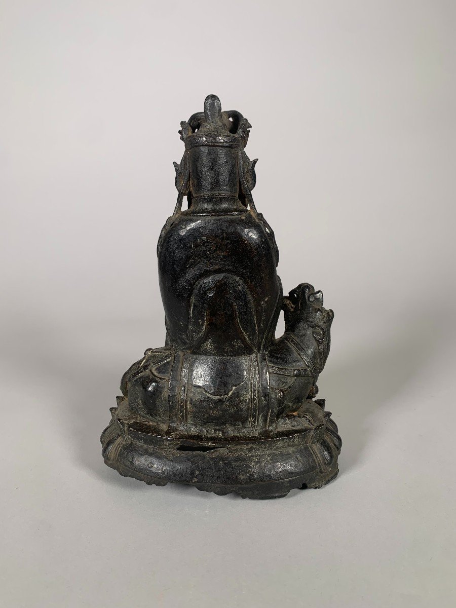 Sculpture Of A Guanyin Bodhisattva Ming Period (1368 - 1644) China 15th-16th Century-photo-2