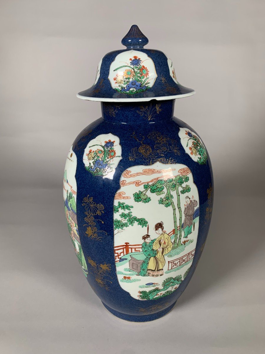 Important Famille Verte Vase Kangxi Period (1662-1722) China 17th Century-photo-3