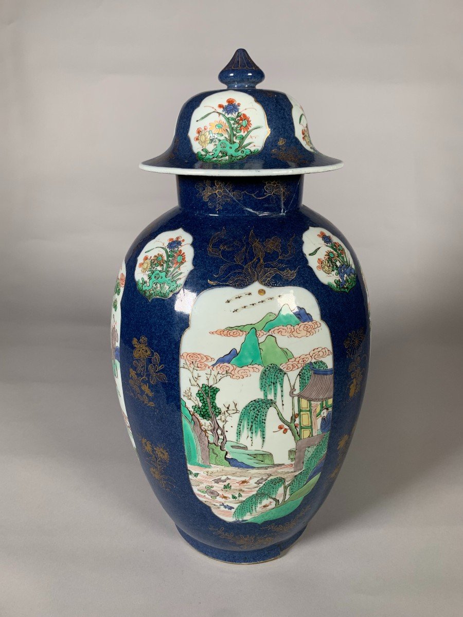 Important Famille Verte Vase Kangxi Period (1662-1722) China 17th Century-photo-4