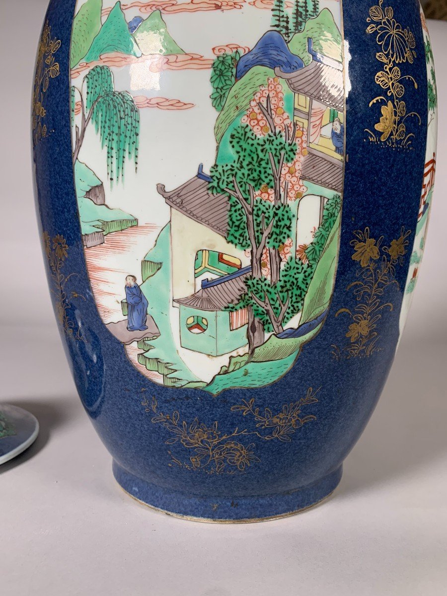 Important Famille Verte Vase Kangxi Period (1662-1722) China 17th Century-photo-5