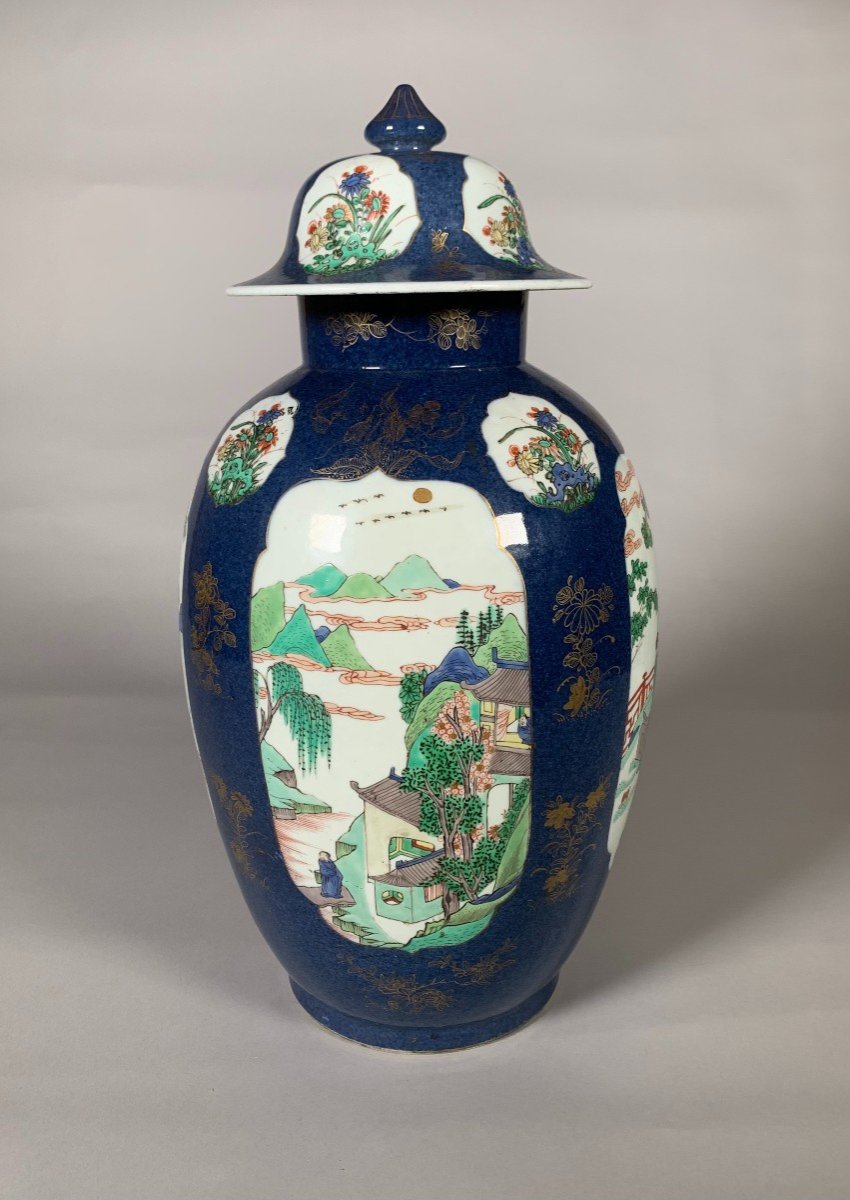 Important Famille Verte Vase Kangxi Period (1662-1722) China 17th Century