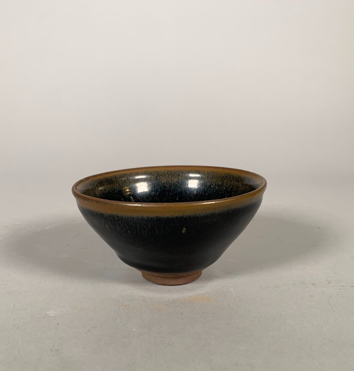 Black Glazed Stoneware Cup Called Hare Fur China Song Period (960-1279) 