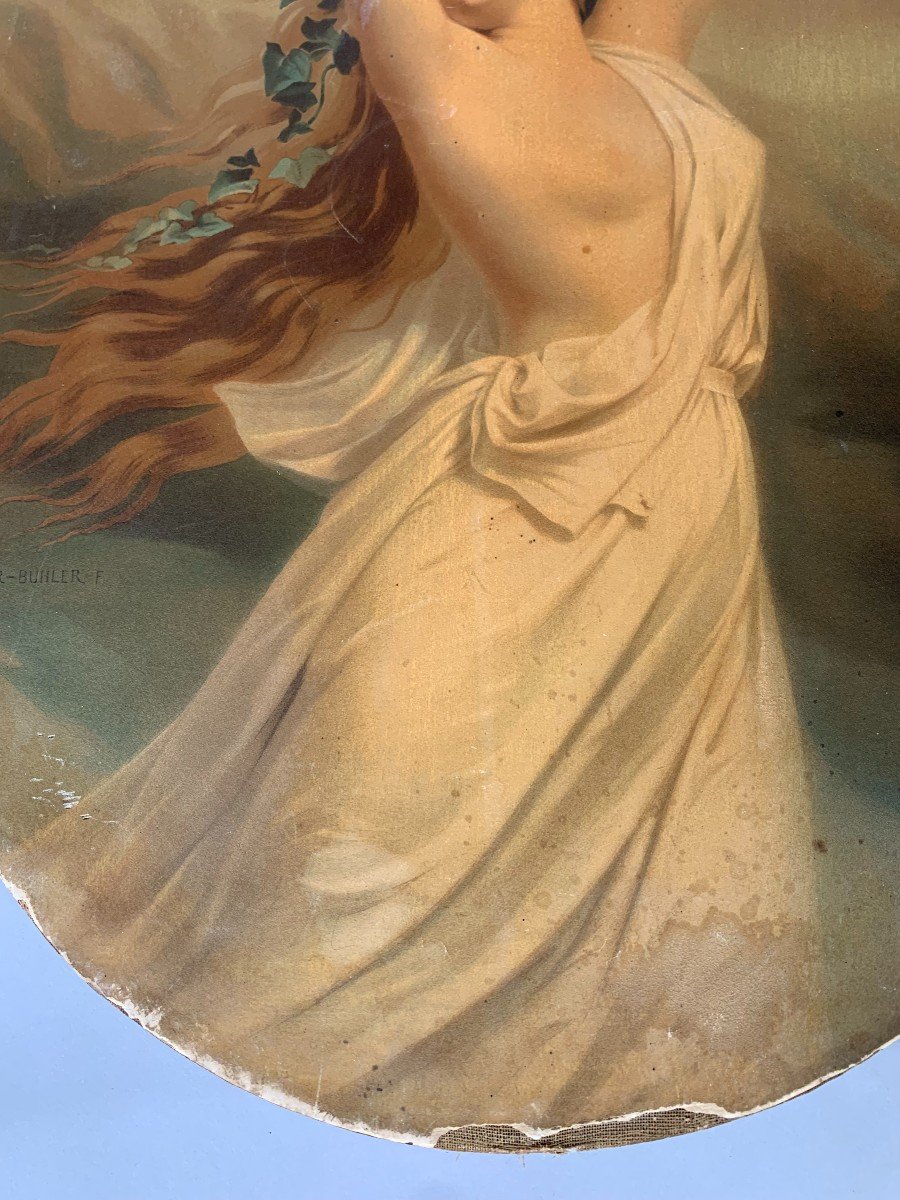 Peinture à l'Huile Signée Fritz Zuber-bühler (1822-1896) XIXeme Siecle-photo-4