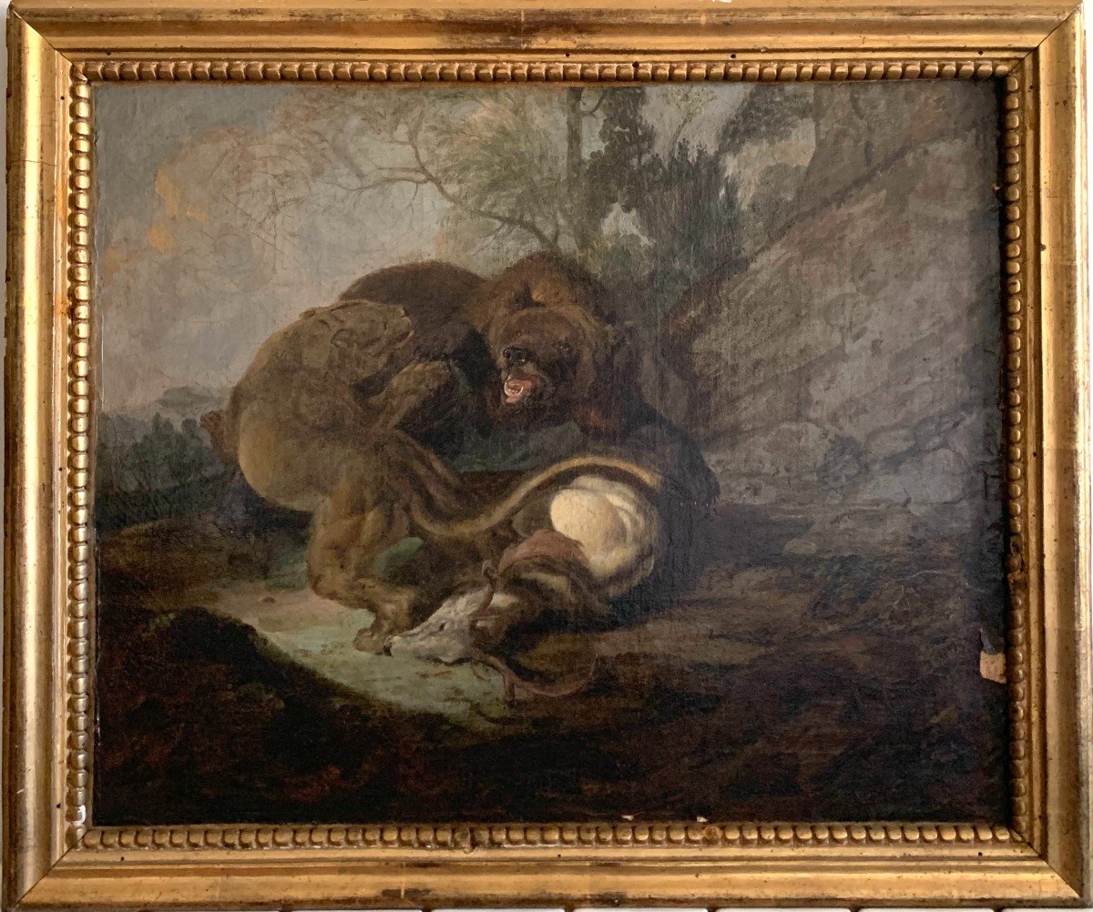 Carl Borromäus Andreas Ruthart (1630 - 1703) Oil Painting On Canvas 17th Century 