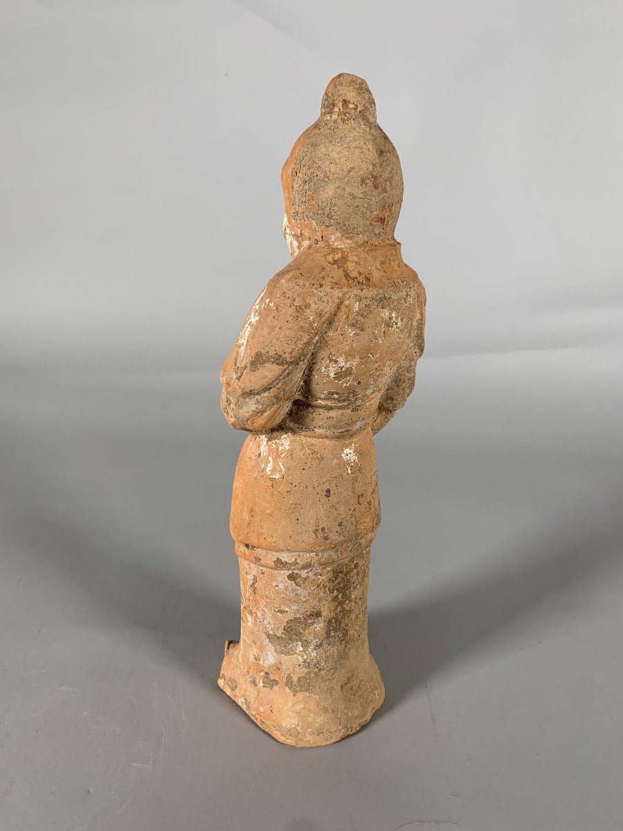 Sculpture Of A Soldier China Tang Dynasty (618 - 907 Ad) Archaeology-photo-2