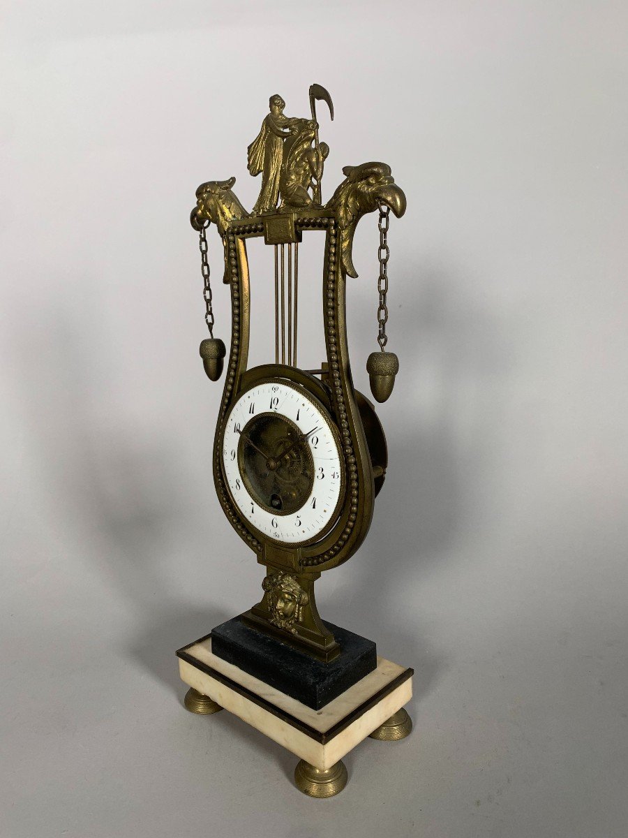 Pendule Squelette époque Louis XVI. Travail Français Circa 1760 XVIIIeme-photo-2