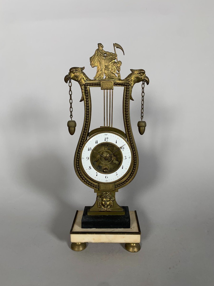 Pendule Squelette époque Louis XVI. Travail Français Circa 1760 XVIIIeme